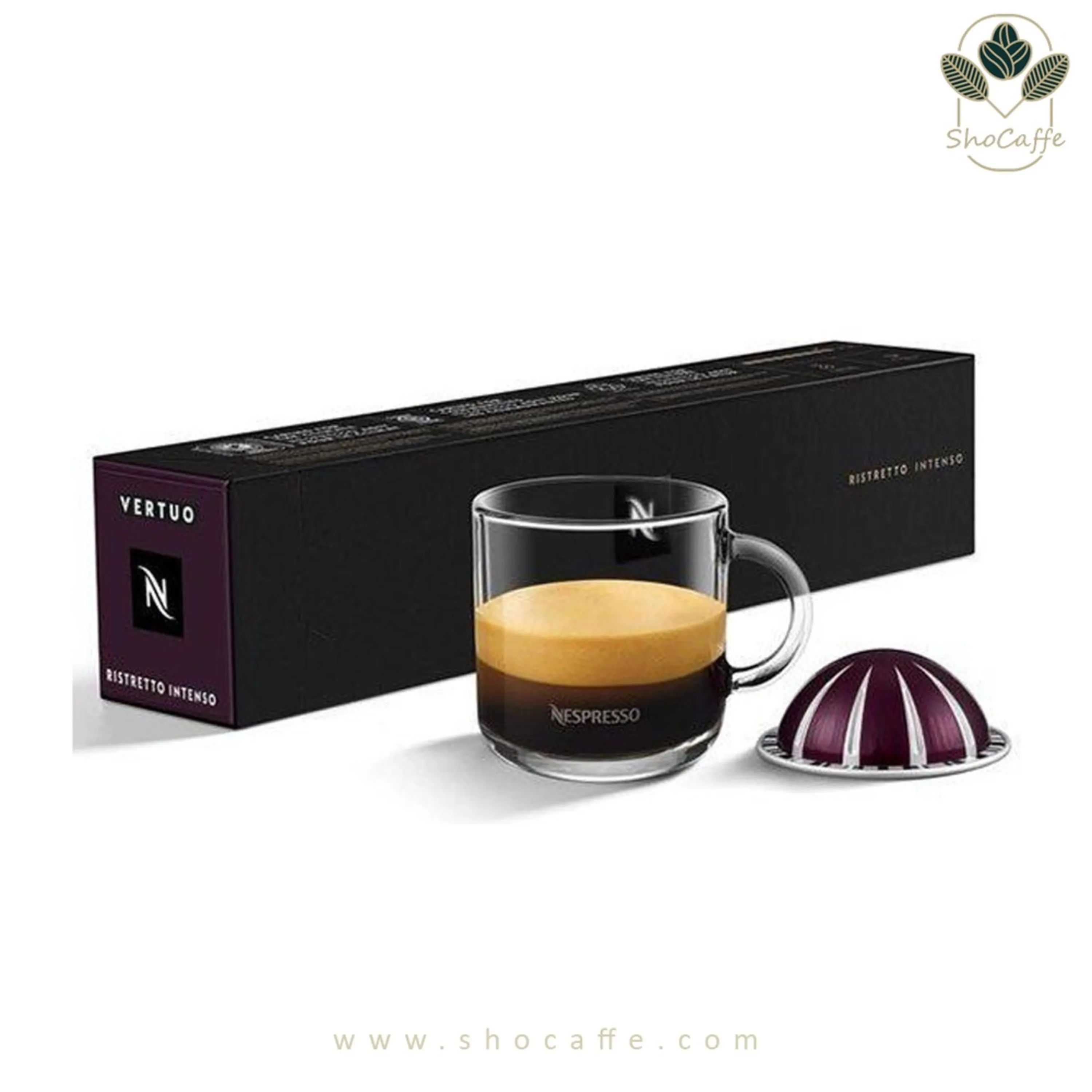 کپسول قهوه نسپرسو ورتو ریستریتو اینتنسو-بادرجه تلخی 12